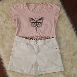 Green Tea shirt and One 5one short bundle